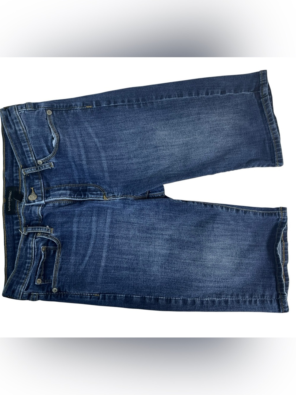 Banana Republic Classic Mid-Blue Denim Bermuda Shorts size 27/4 - Picture 5 of 9